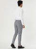 Checked Printed Flat Front Plaid Business Pants