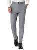 Checked Printed Flat Front Plaid Business Pants