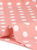 Polka Dot Round Neck Short Sleeve Plus Size Dress