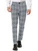 Formal Plaid Printed Business Checked Dress Pants