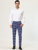 Formal Plaid Printed Business Checked Dress Pants