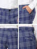 Formal Plaid Printed Business Checked Dress Pants
