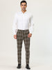 Formal Plaid Printed Business Checked Dress Pants