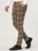 Formal Plaid Printed Business Checked Dress Pants