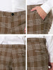 Formal Plaid Printed Business Checked Dress Pants