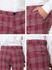 Formal Plaid Printed Business Checked Dress Pants