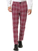 Formal Plaid Printed Business Checked Dress Pants