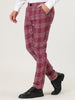 Formal Plaid Printed Business Checked Dress Pants