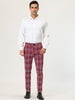 Formal Plaid Printed Business Checked Dress Pants