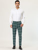 Formal Plaid Printed Business Checked Dress Pants