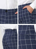 Classic Cotton Plaid Checked Business Dress Pants