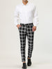 Classic Plaid Dress Pants Chino Business Trousers