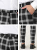 Classic Plaid Dress Pants Chino Business Trousers