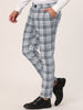 Skinny Casual Checkered Business Plaid Dress Pants