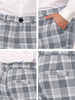 Skinny Casual Checkered Business Plaid Dress Pants