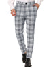 Skinny Casual Checkered Business Plaid Dress Pants