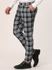 Skinny Casual Checkered Business Plaid Dress Pants