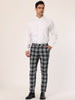 Skinny Casual Checkered Business Plaid Dress Pants