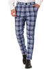 Skinny Casual Checkered Business Plaid Dress Pants