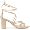 Perphy Chunky Heels Strappy Lace Up Sandals