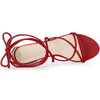 Perphy Chunky Heels Strappy Lace Up Sandals