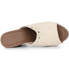 Perphy Open Toe Platform Chunky Heel Slides Mules