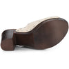 Perphy Open Toe Platform Chunky Heel Slides Mules
