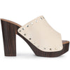 Perphy Open Toe Platform Chunky Heel Slides Mules