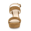 Perphy Platform Slingback Block Heeled Sandals