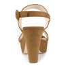 Perphy Platform Slingback Block Heeled Sandals