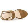 Perphy Platform Slingback Block Heeled Sandals
