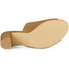 Perphy Slide Heels Mules Slip on Block Heel Sandals