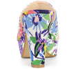 Perphy Platform Floral Chunky Heel Slides Mules