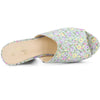 Perphy Platform Floral Chunky Heel Slides Mules