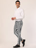 Casual Skinny Color Block Pencil Dress Striped Pants