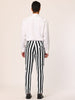 Casual Skinny Color Block Pencil Dress Striped Pants
