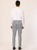 Casual Skinny Color Block Pencil Dress Striped Pants