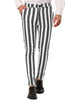 Casual Skinny Color Block Pencil Dress Striped Pants