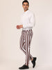Casual Skinny Color Block Pencil Dress Striped Pants