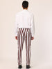 Casual Skinny Color Block Pencil Dress Striped Pants