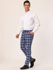 Casual Flat Front Skinny Check Dress Plaid Pants