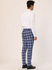 Casual Flat Front Skinny Check Dress Plaid Pants