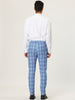 Plaid Color Block Flat Front Business Dress Pants