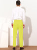 Trendy Flat Front Solid Color Skinny Business Pants