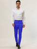 Trendy Flat Front Solid Color Skinny Business Pants