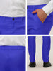 Trendy Flat Front Solid Color Skinny Business Pants