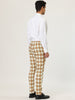 Smart Casual Color Block Bottom Plaid Dress Pants