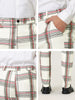 Smart Casual Color Block Bottom Plaid Dress Pants