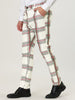 Smart Casual Color Block Bottom Plaid Dress Pants
