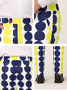 Casual Geometric Printed Color Block Dress Pants